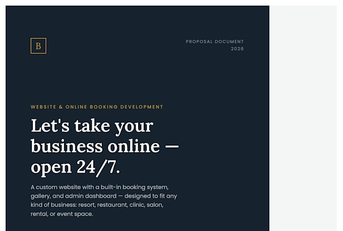design a professional website landing page
